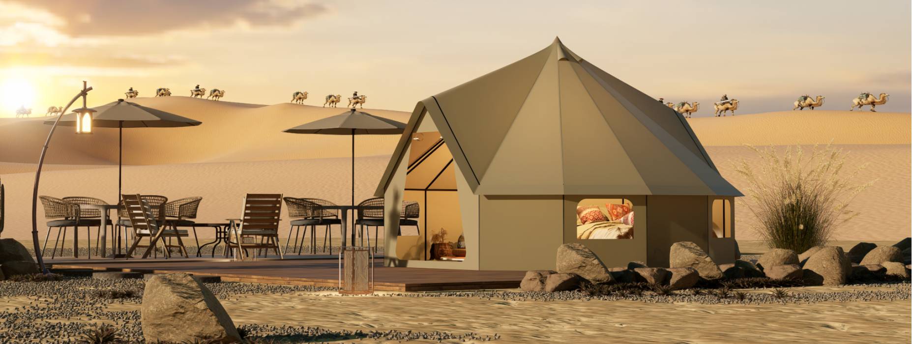 河口区露营酒店帐篷产品